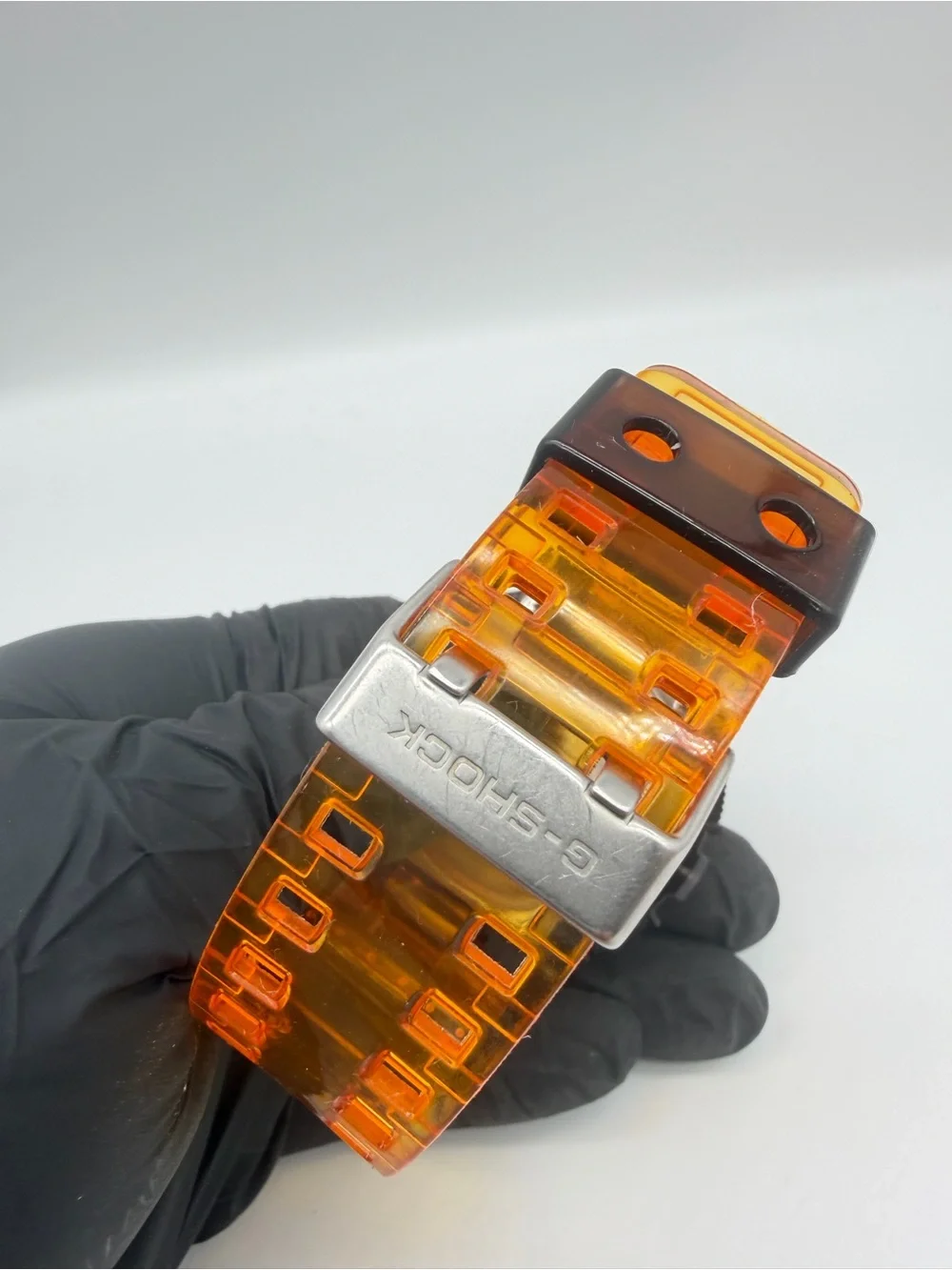 Custom Casio G-Shock GA100 Black & Orange Watch One of a Kind